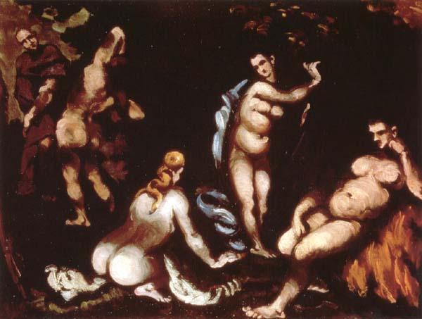 Paul Cezanne La tentation de saint Antoine oil painting picture